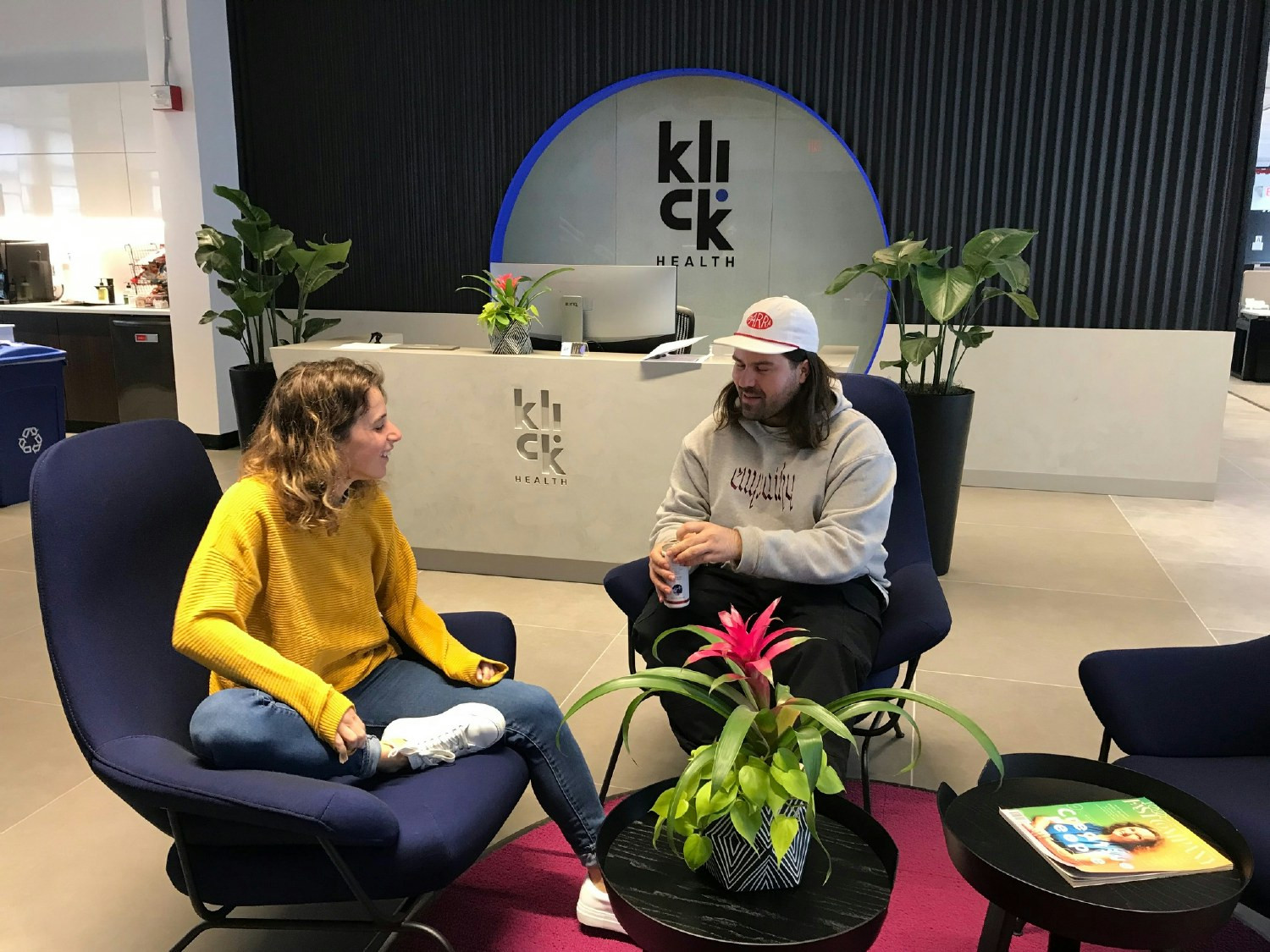 Klicksters hard at work in the New York City office