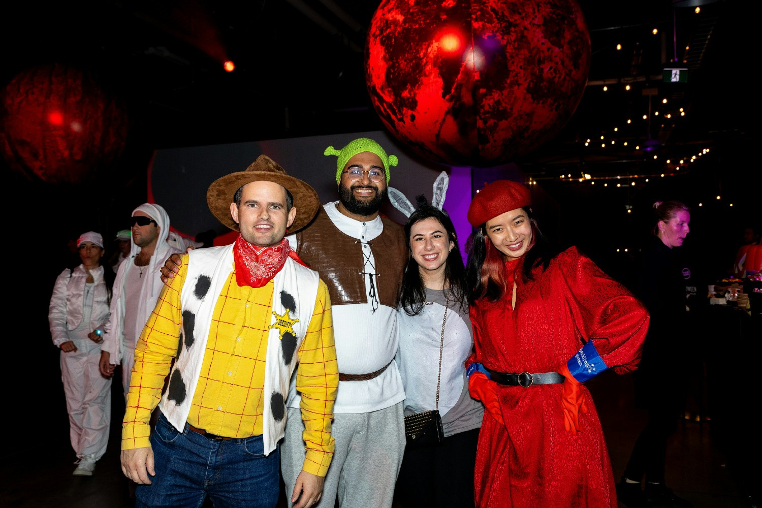 Klicksters dressed up for Halloween