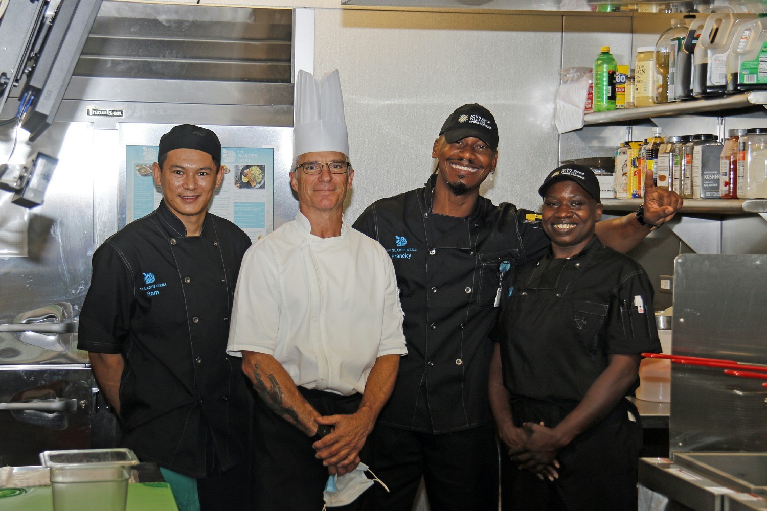 JKV's well renown Chef Mark and some team members 