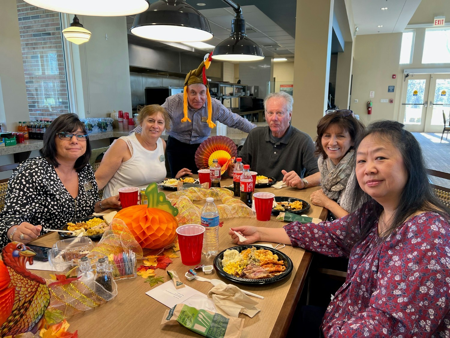 Thanksgiving Luncheon gives employees time to relax and connect with each other.