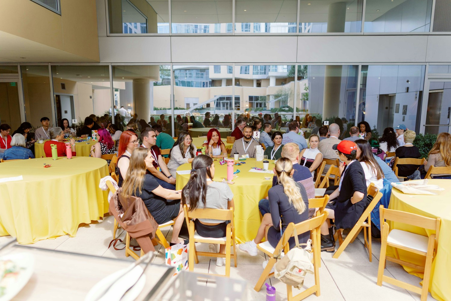 Breakout sessions during our Babylist offsite in 2023. 