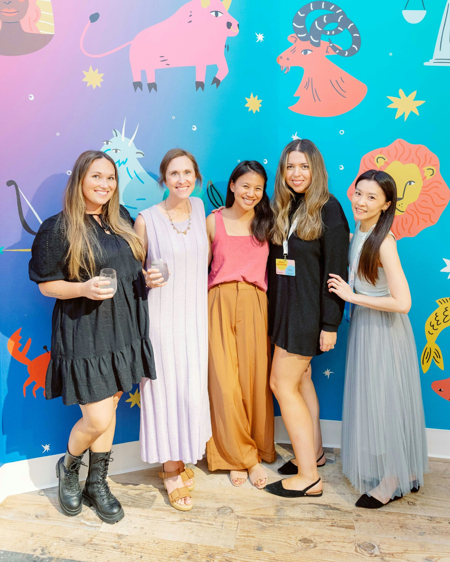 Team members visiting Babylist Beverly Hills. 
