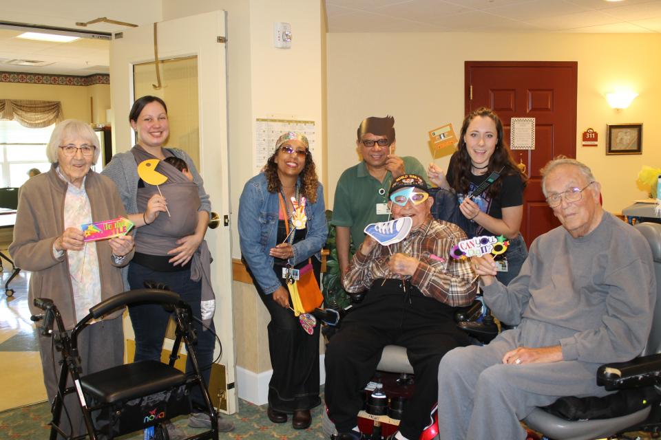 Team Members and residents dress up for Spirit Week