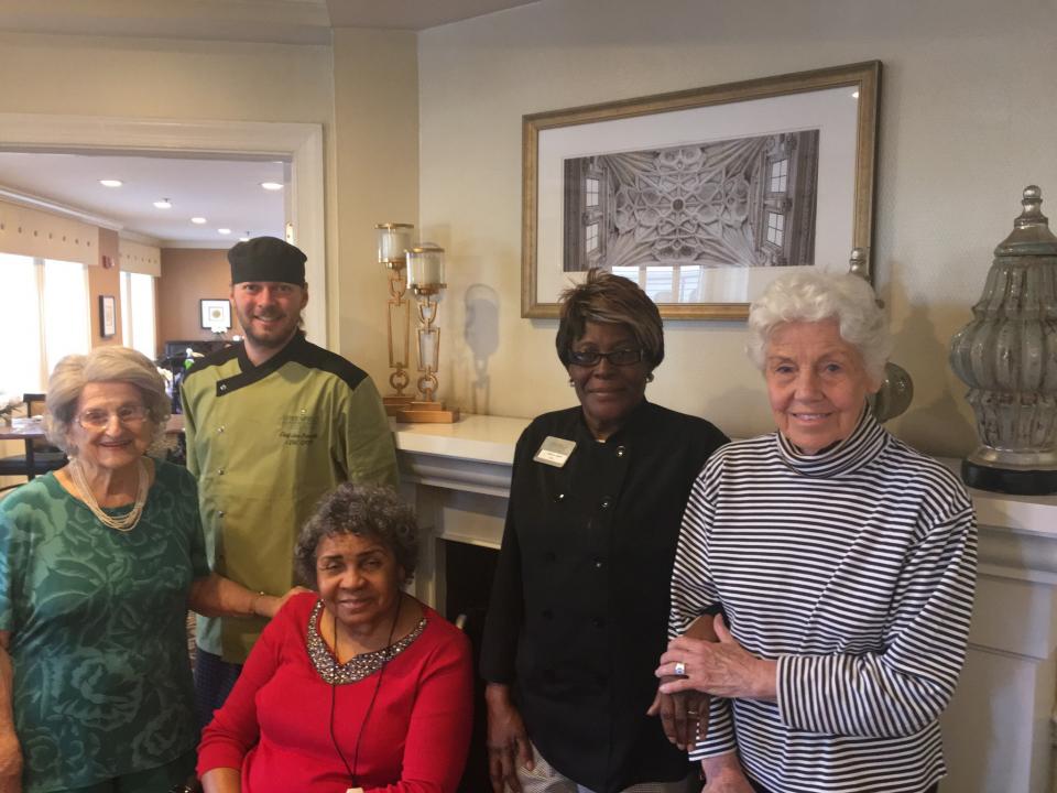 Ladies love 'Chef Joe' .. Greenfield Senior Living of Richmond