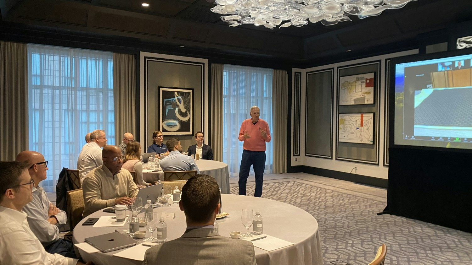 An all-employee meeting where we learn from each other and
celebrate growth, client successes, and new team members.