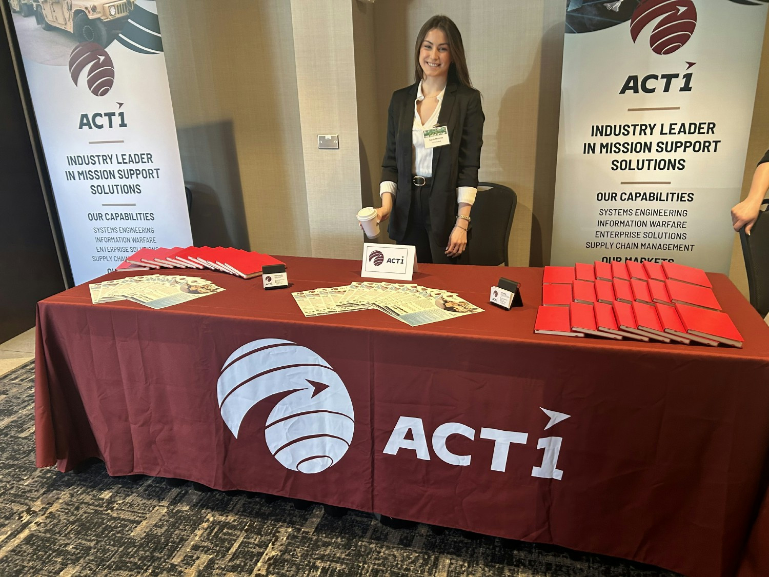 ACT1 networked and participated in the 2024 NAITA Foreign Military Sales Industry Day.