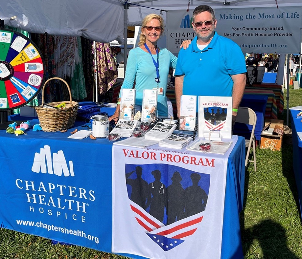 Chapters Health Valor Program educates the Florida Keys community about how they honor Veterans and First Responders.