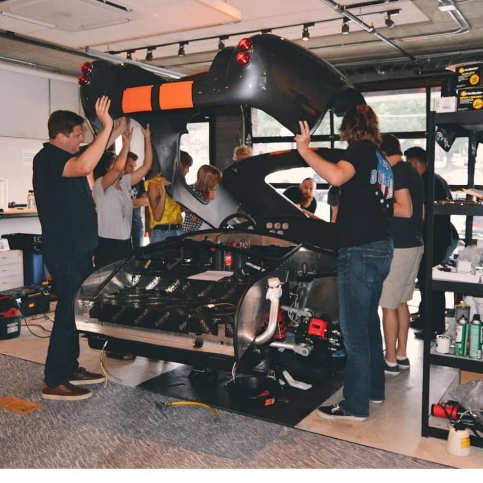 argonauts build a Shelby Cobra kit car