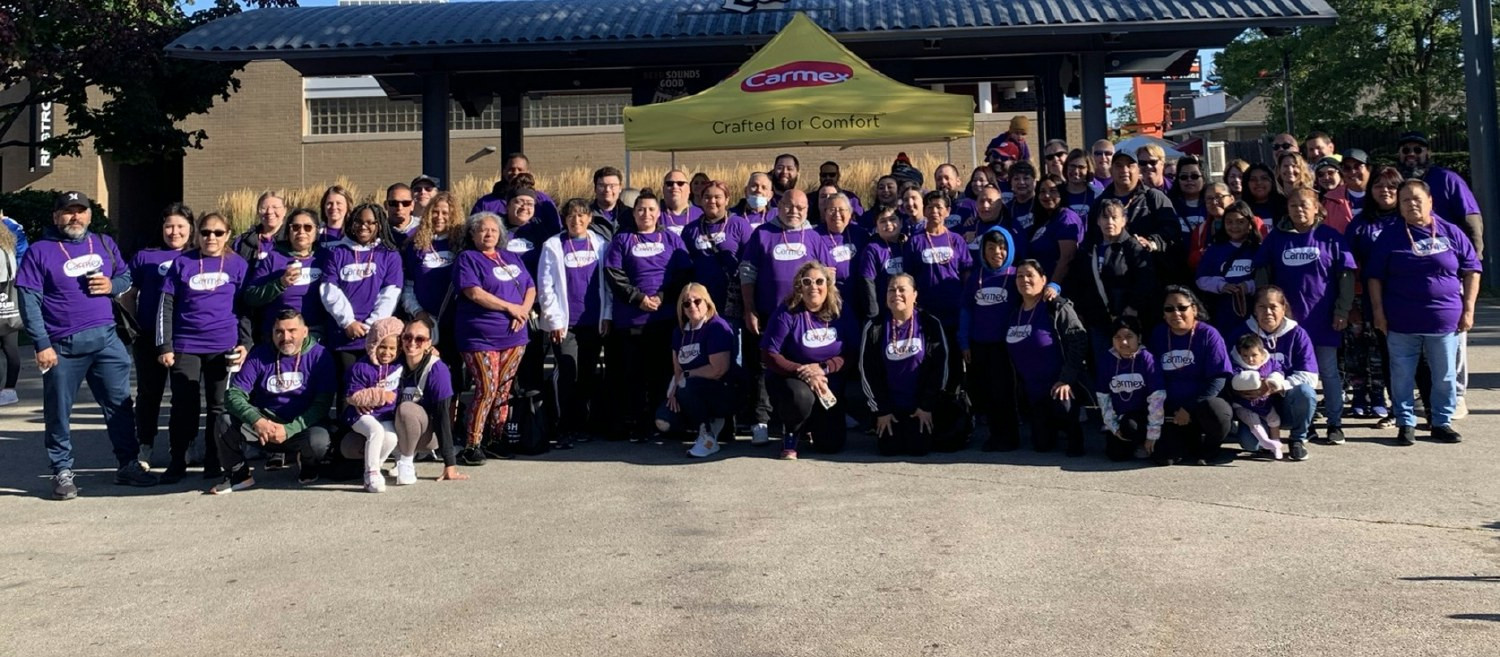 Our team and their families supporting kids with critical illness at the 2024 Make-A-Wish Walk for Wishes.