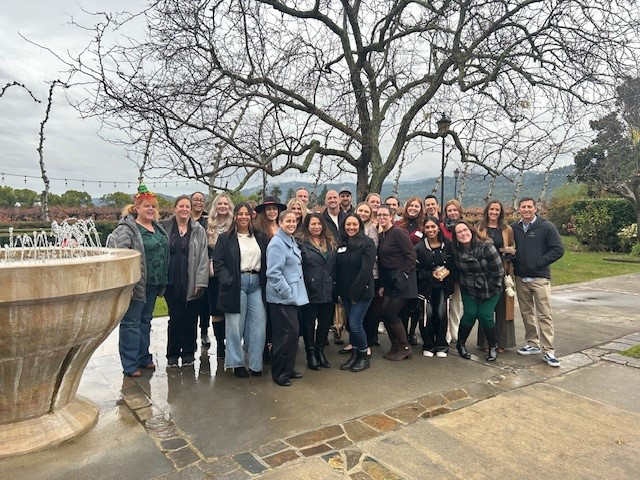 Holiday luncheon at Peju winery for our Northern California employees.