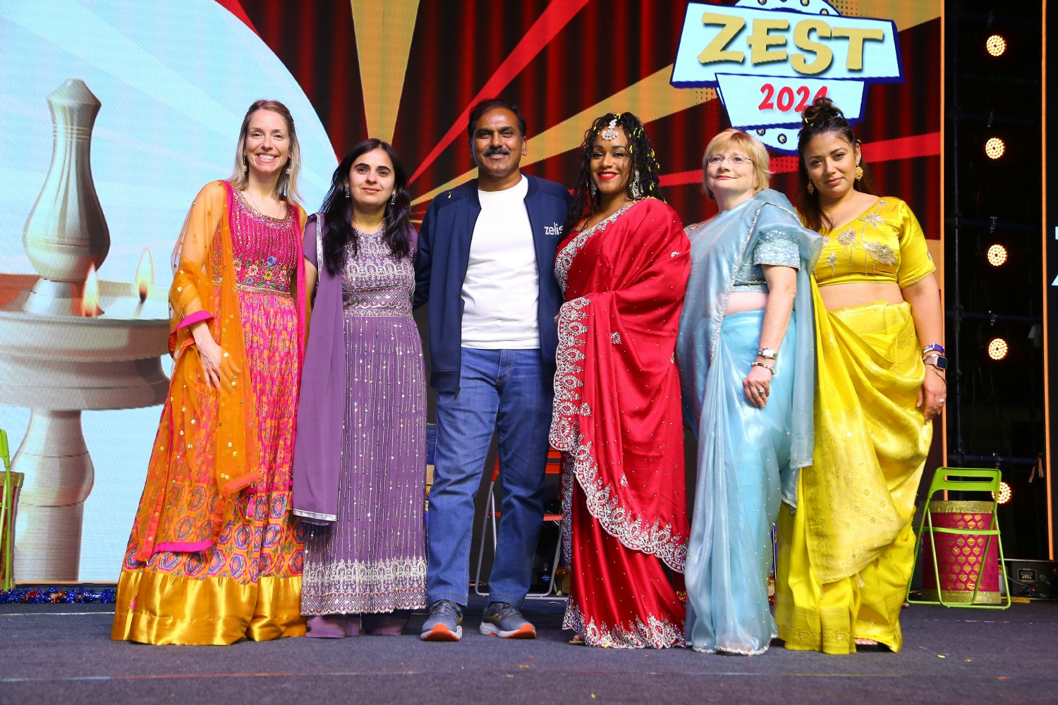 India General Manager, Venu Kandimalla, with our US colleagues at our ZEST event where we celebrate our associates.