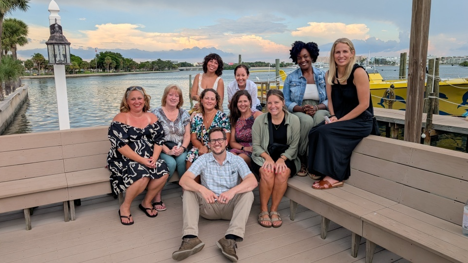 A snapshot of our Member Engagement & Transparency Client Performance team in action at an offsite. 