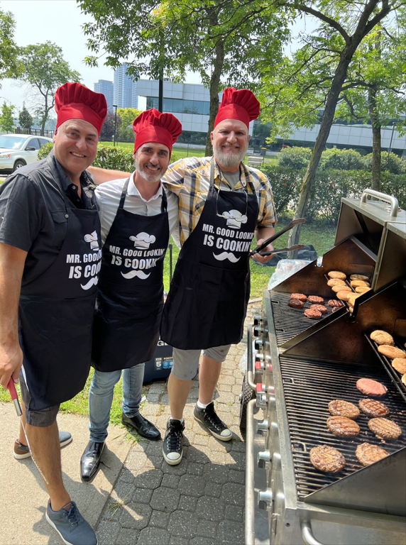 Canadian colleagues came together for a volunteer BBQ event!