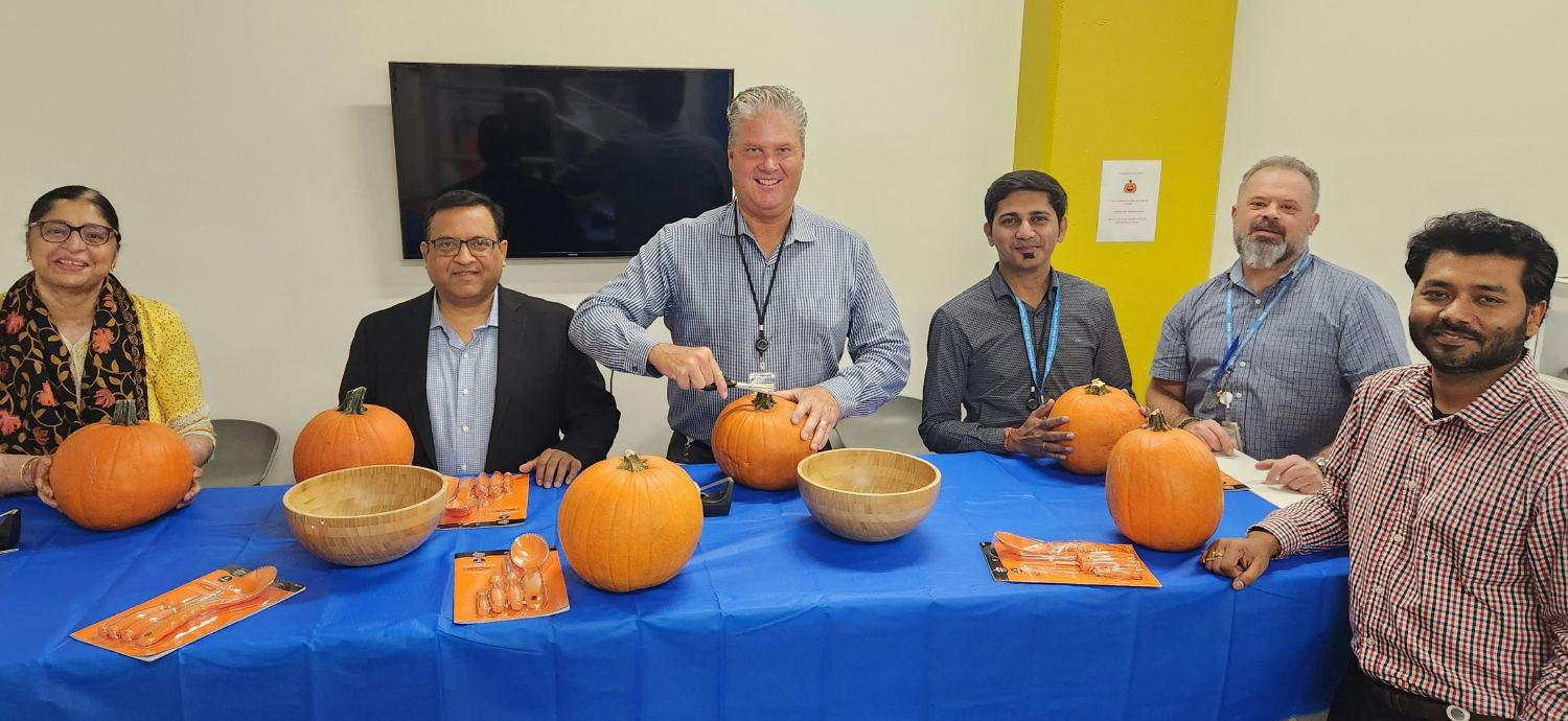 Santa Clara office hosted a pumpkin carving contest to get into the Fall spirit!