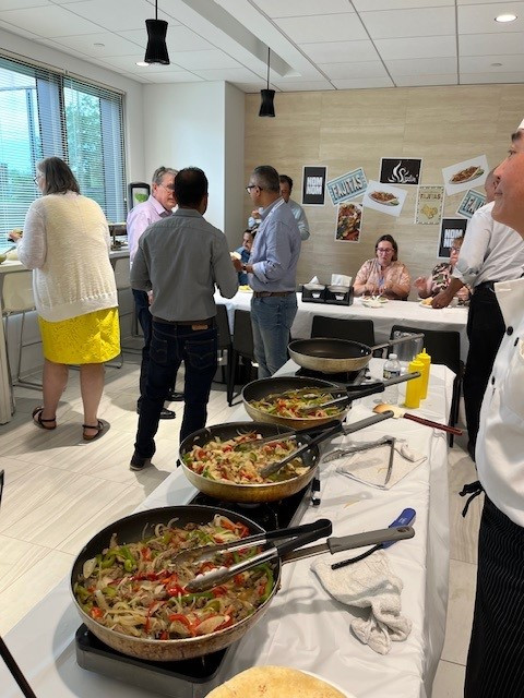 Reston office hosted a Cinco de Mayo fajitas celebration!