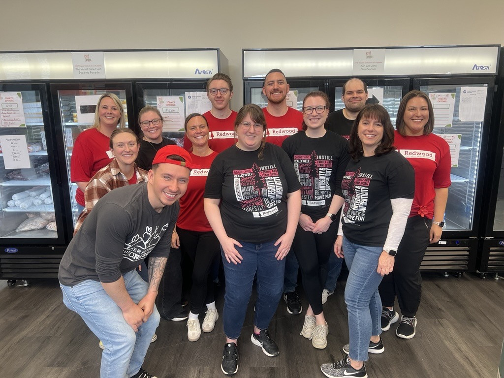 The Marketing and Investor Relations teams utilized our Volunteer Time Off program to serve the local Hunger Network.