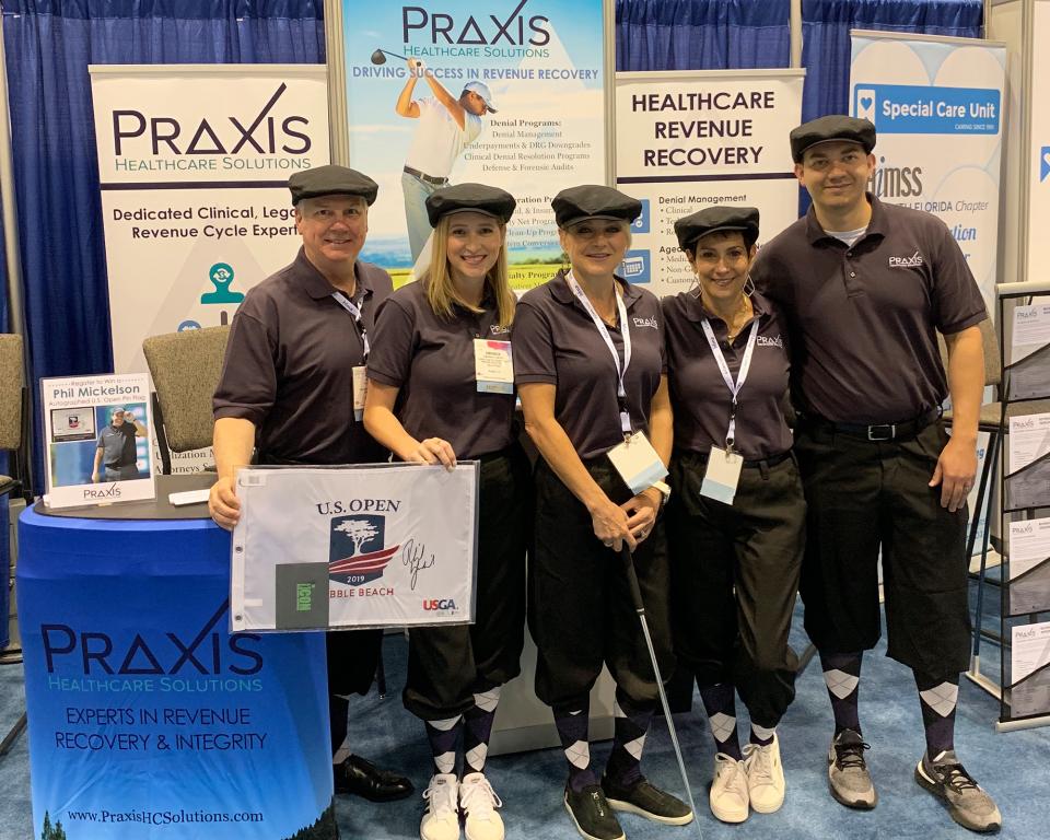 The Praxis 'Pros' at a tradeshow.