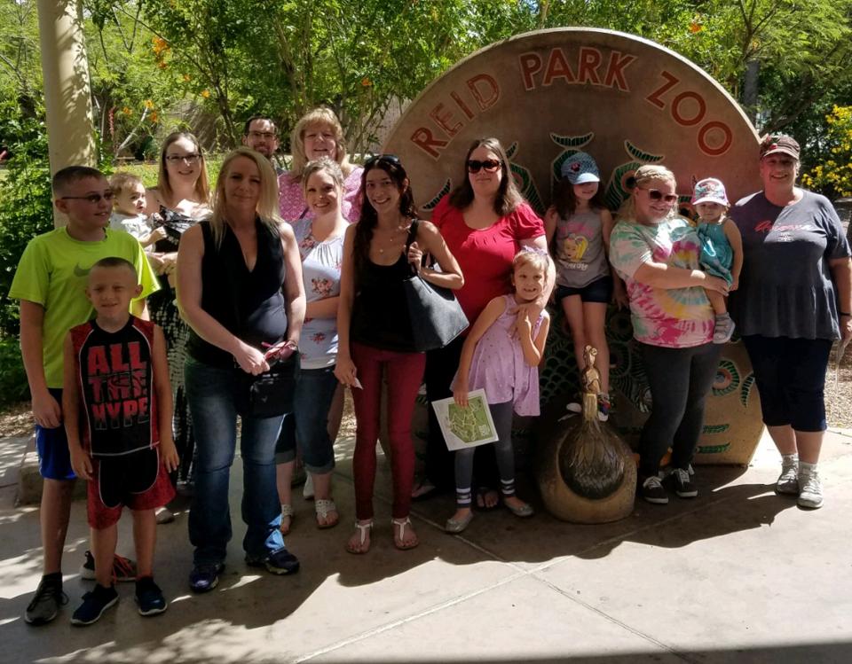 Staff family day at the Reid Park Zoo in Tucson, AZ