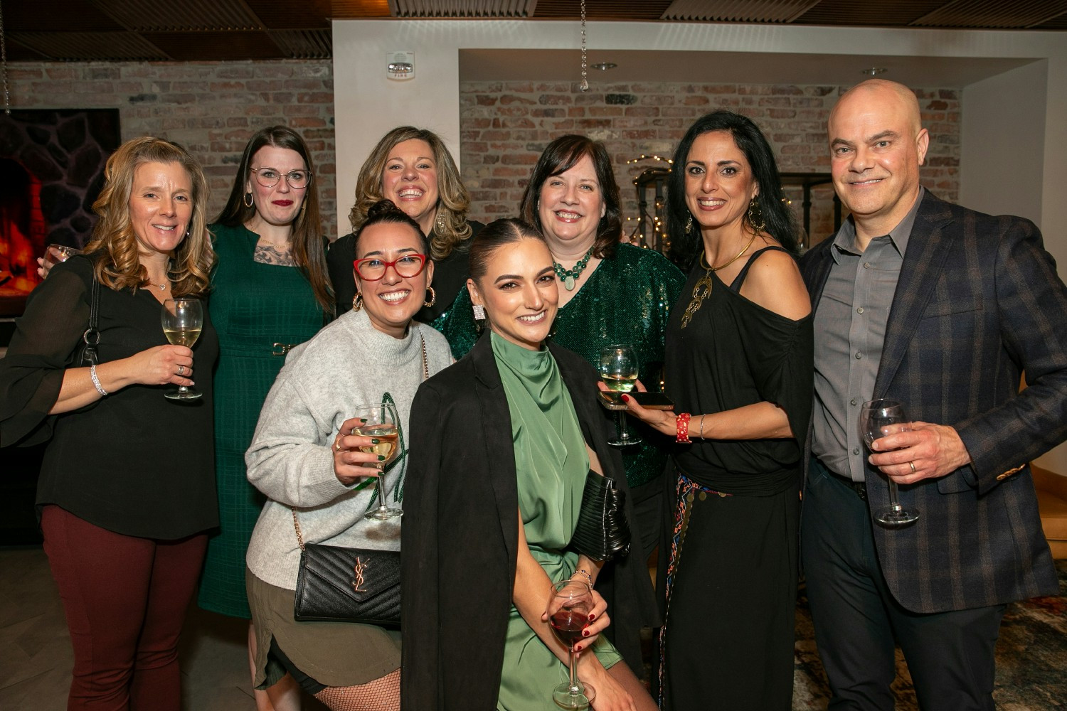 Holiday party at NKBA. A picture of staff members with the CEO.