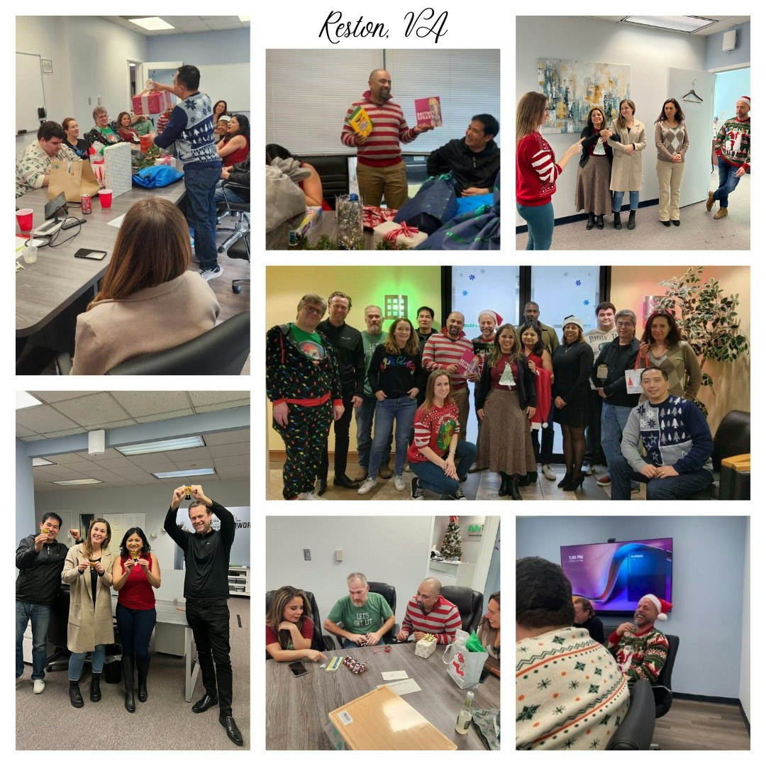 The Reston-based team recently got together for their holiday party! 