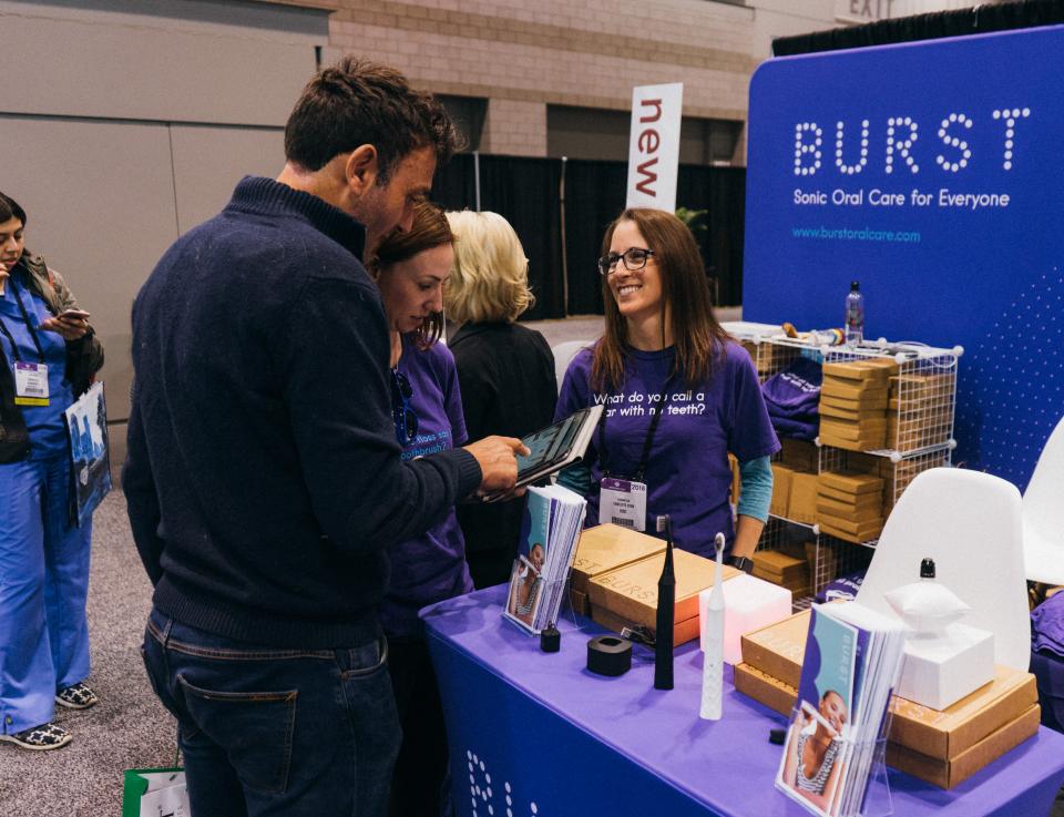 BURST employees showing others what BURST is all about!
