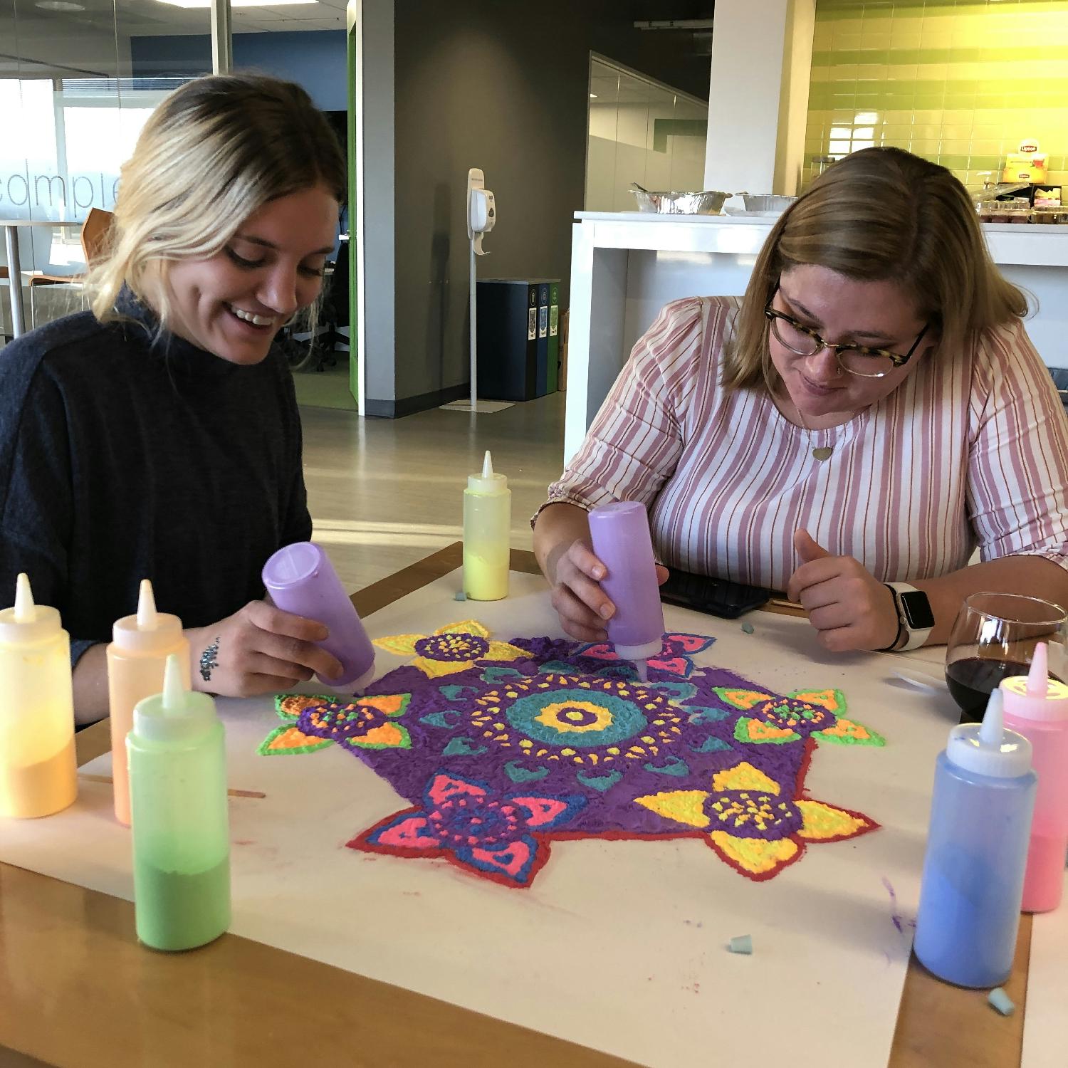 Rangoli Art at Conviva Headquarters