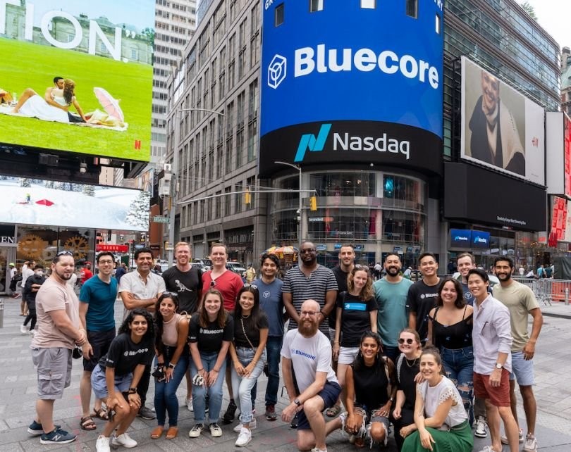 Celebrating hitting a Billion Dollar Valuation in Time Square! 