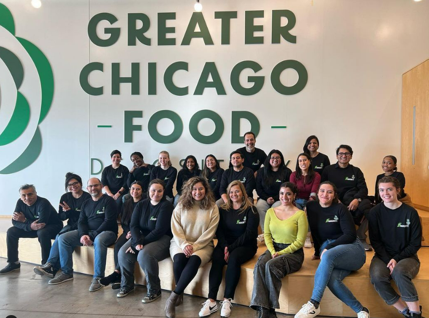 Team volunteer event with Greater Chicago Food Depository
