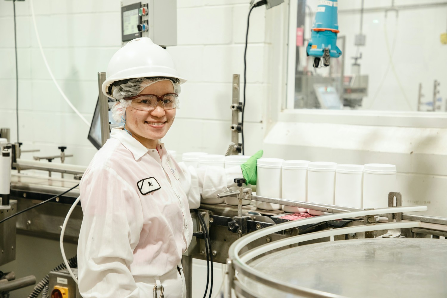 Canning line production