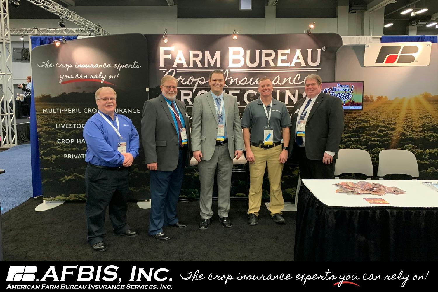 Trade Show Booth at the Farm Bureau Annual Meeting and Convention