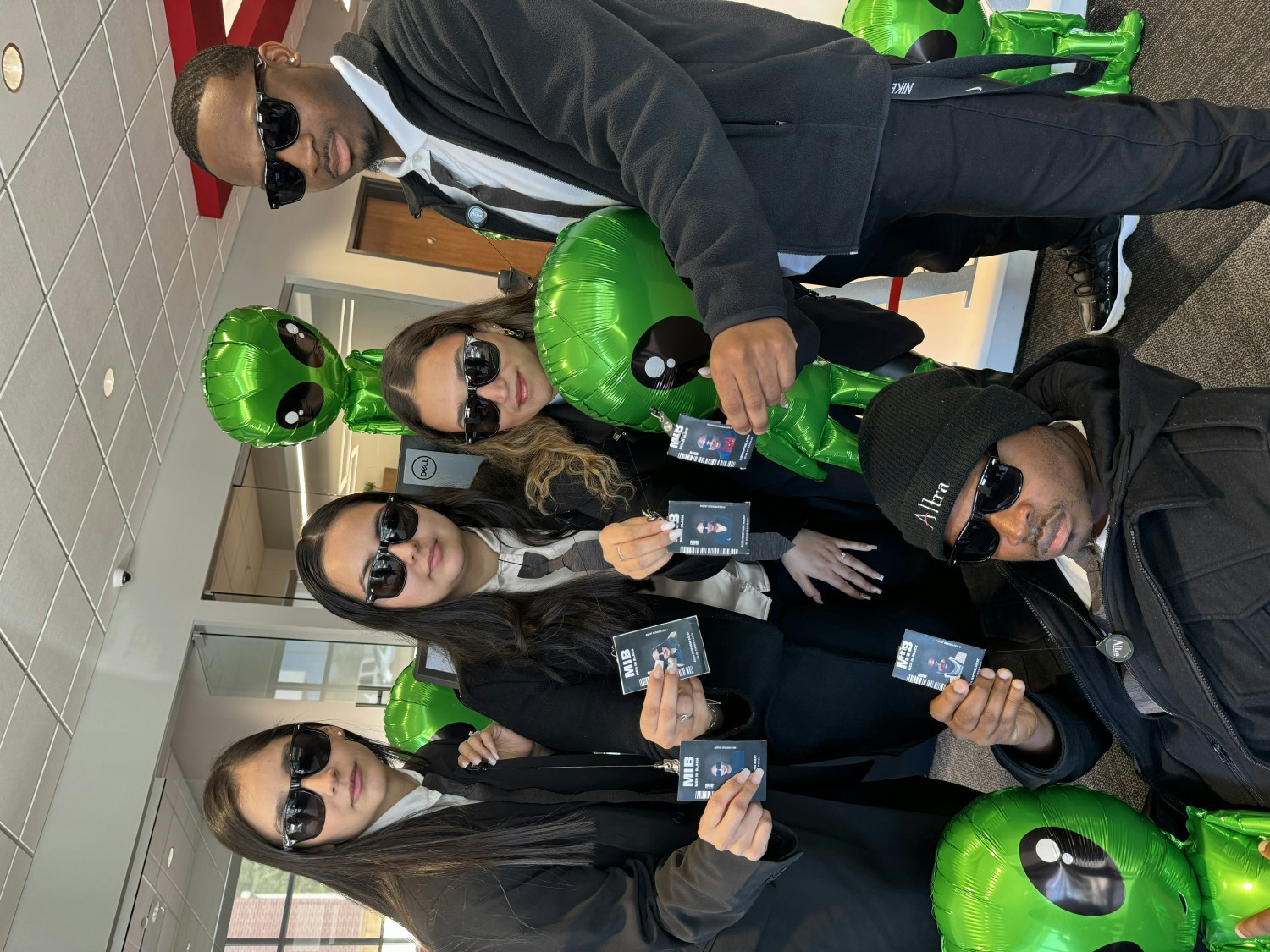 A group of Lindale, TX employees dressing up and winning the employee Halloween Costume Contest. 