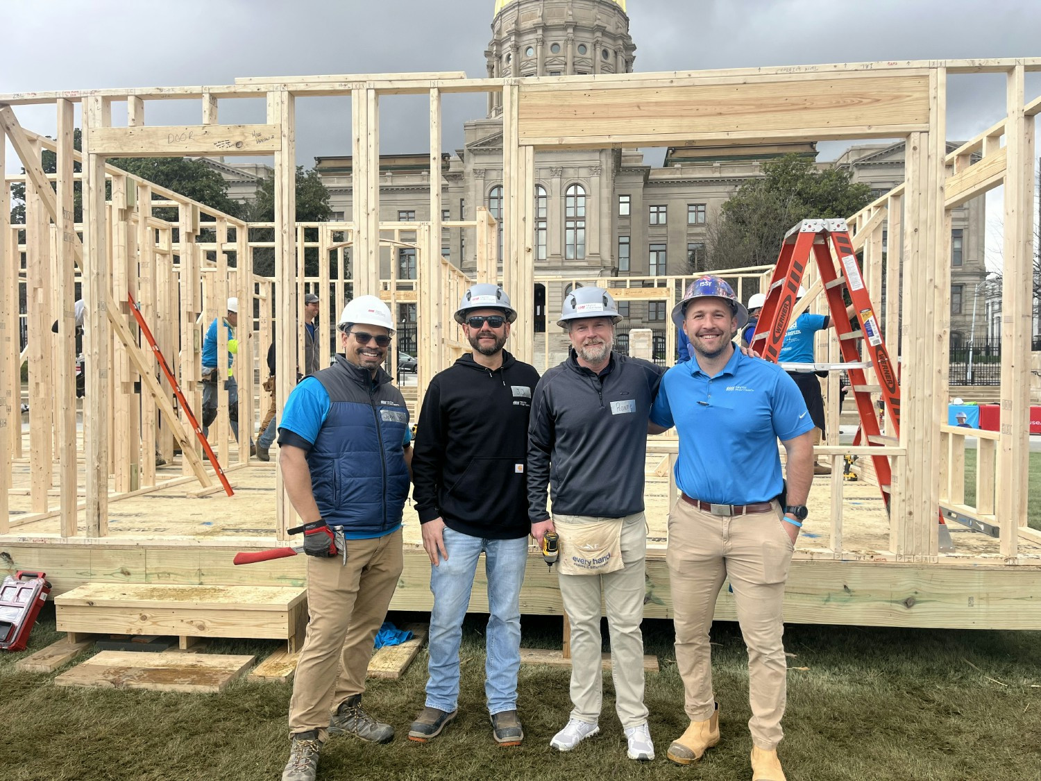 Team Atlanta participating in Capitol Build Day to raise awareness for affordable housing