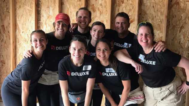 Deluxe empowers its employees to volunteer for the organizations and causes they care most about. 