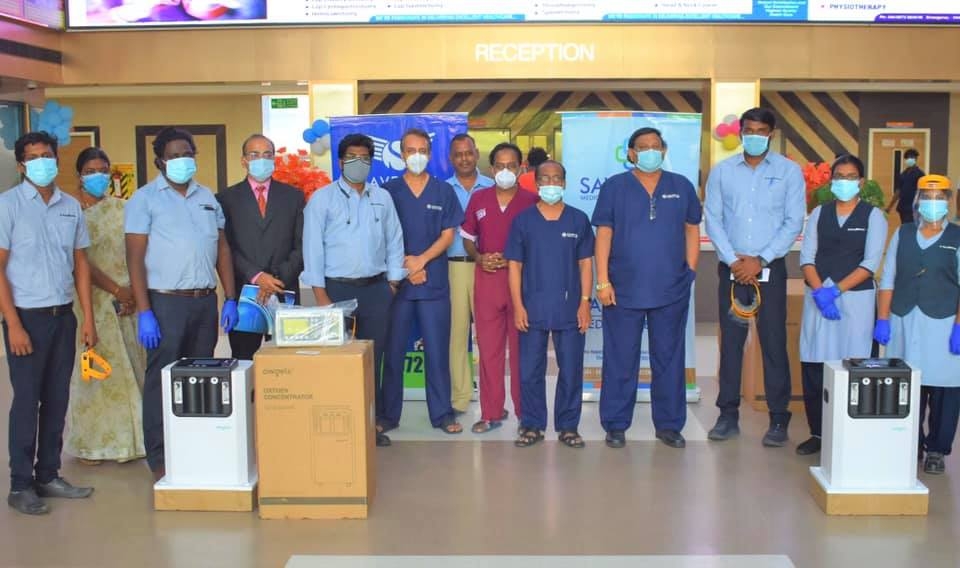 Several of our sites in India donated ventilators and oxygen concentrators to local hospitals to combat COVID-19. 