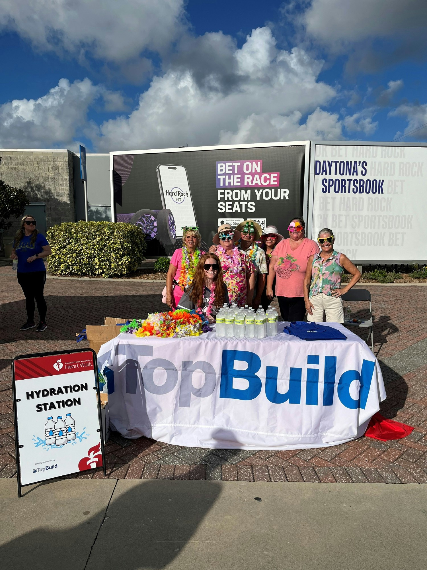 Employees who participated in Crazy Hat Day at our corporate head quarters. 