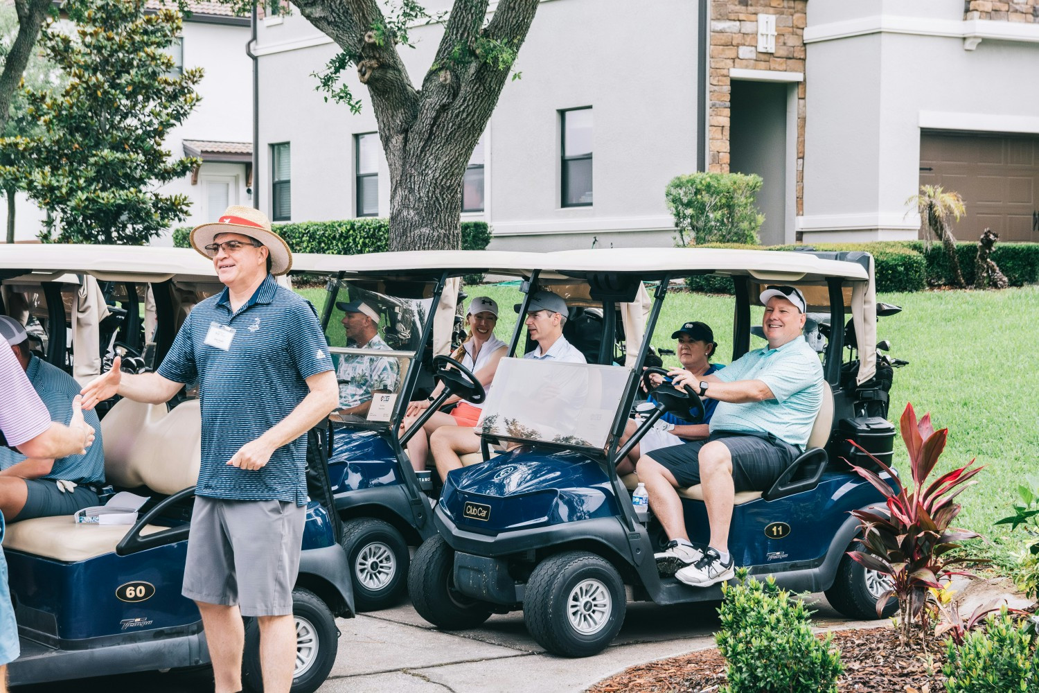 TopBuild Leadership participate in the Habitat for Humanity Golf Tournament