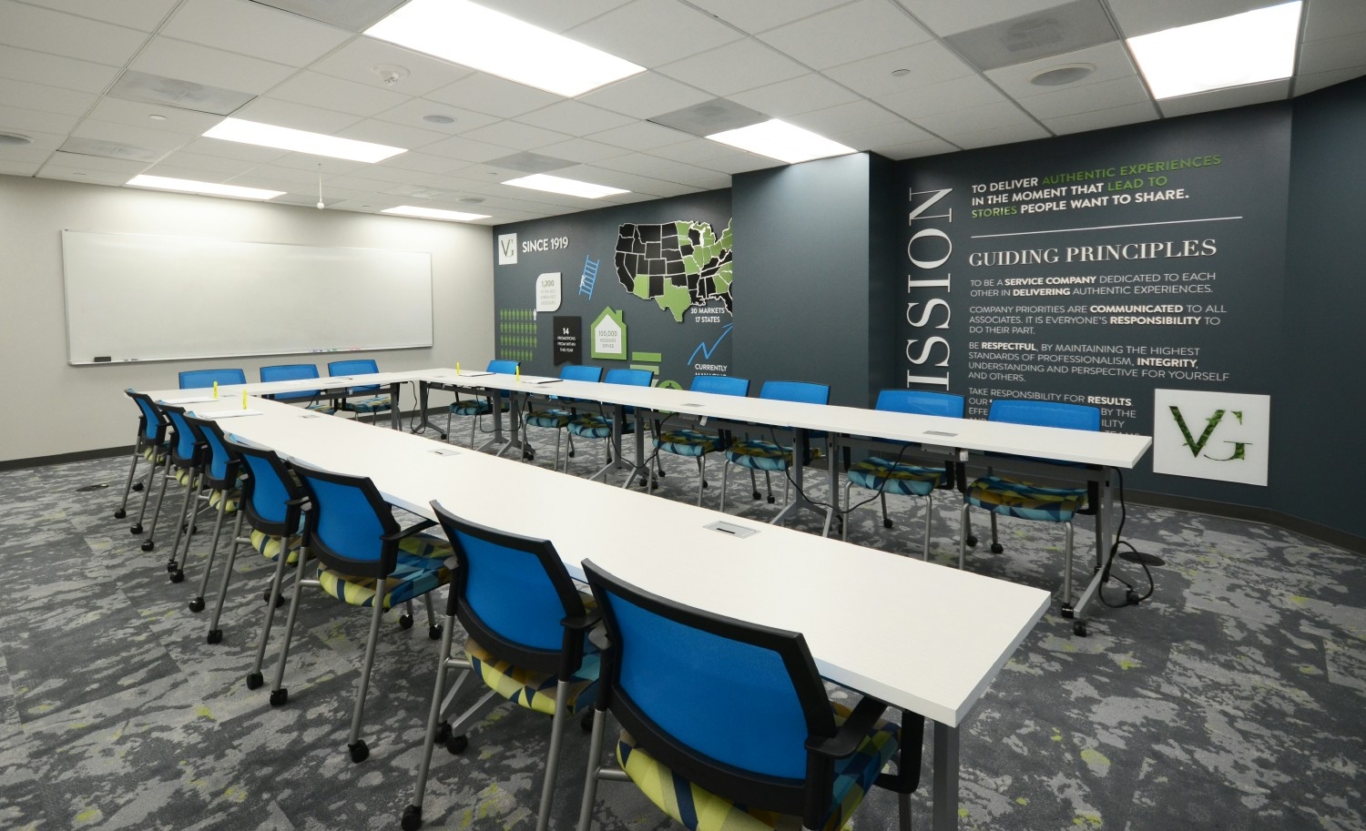 Village Green University training classroom