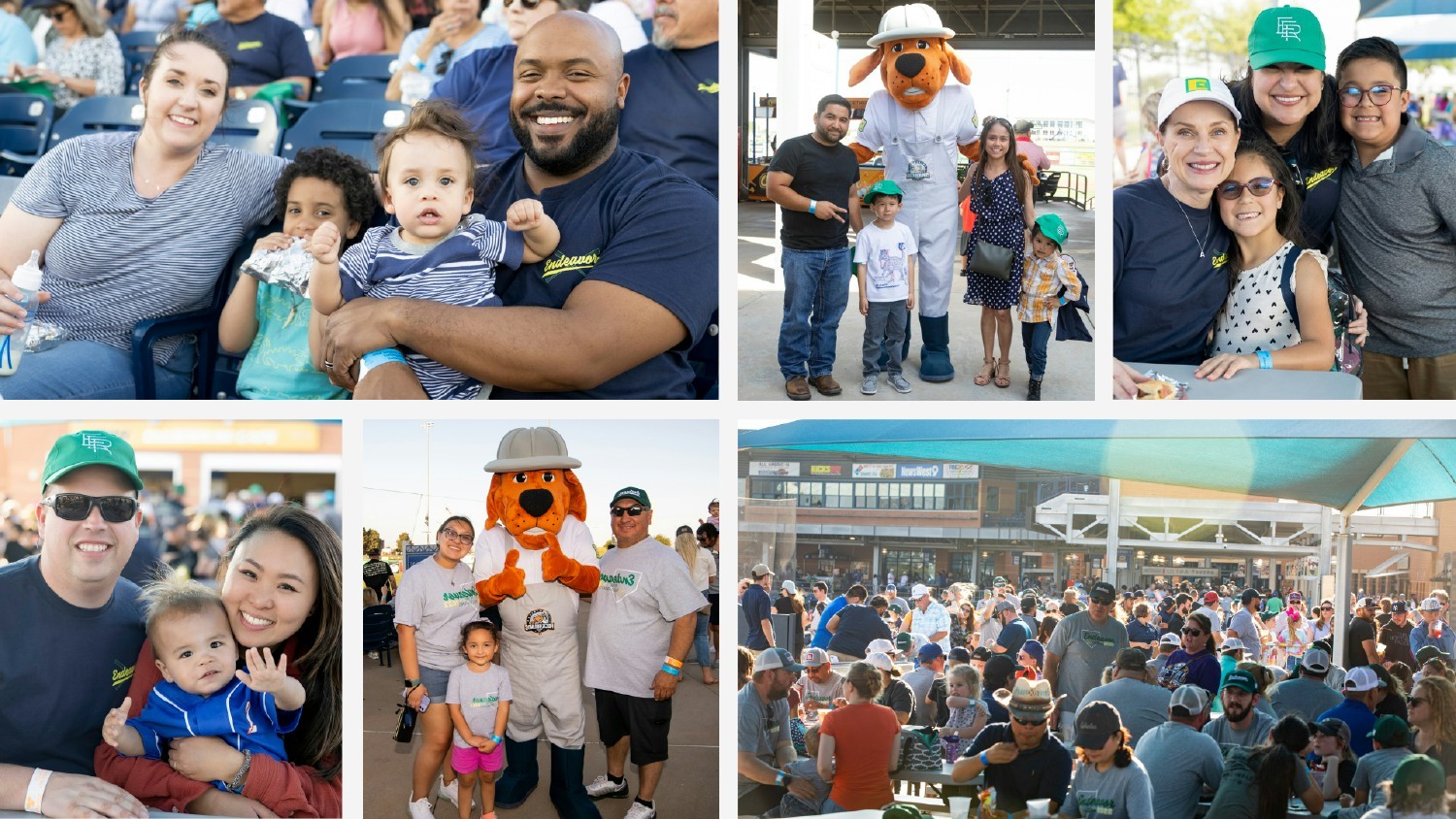 At Night at the Rockhounds, our highest-attended event, the Endeavor family gathers to enjoy ballpark festivities.