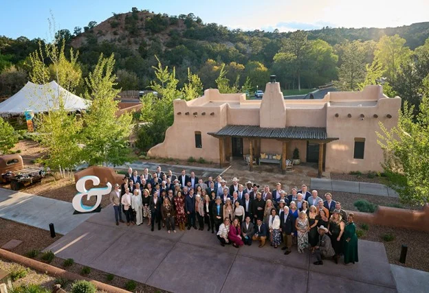 Burns & Wilcox Producer Forum attendees enjoying the breathtaking Bishops Lodge in Santa Fe. 