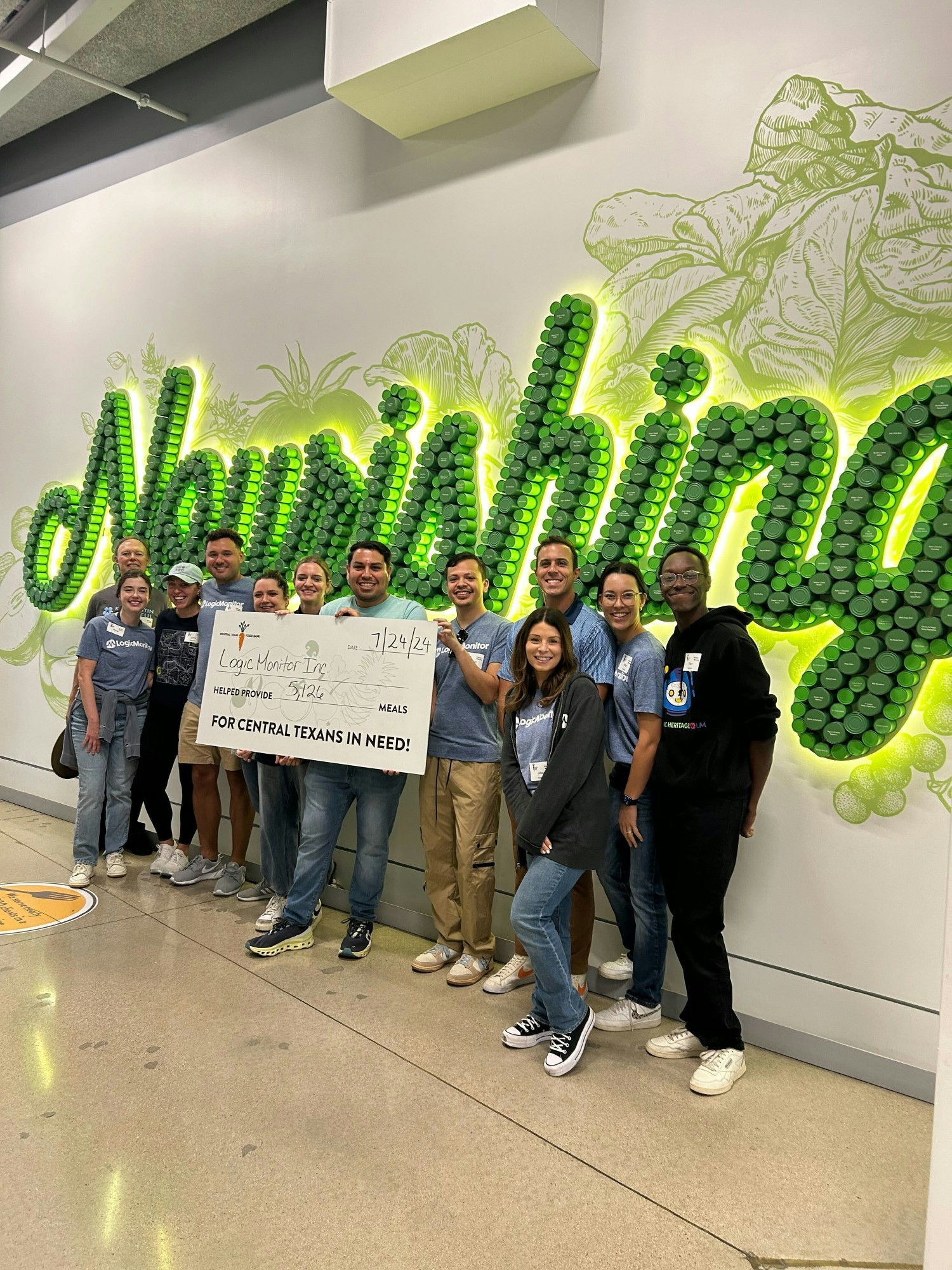 The Austin team volunteered at Central Texas Food Bank, creating 5,126 meals for the community. #makingadifference