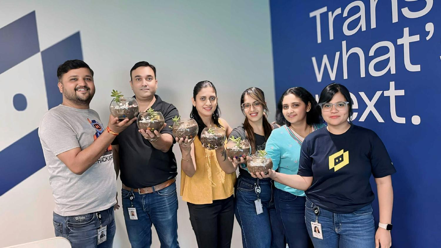 Celebrating 5 amazing years of LM Pune with a terrarium build! Growing stronger together!