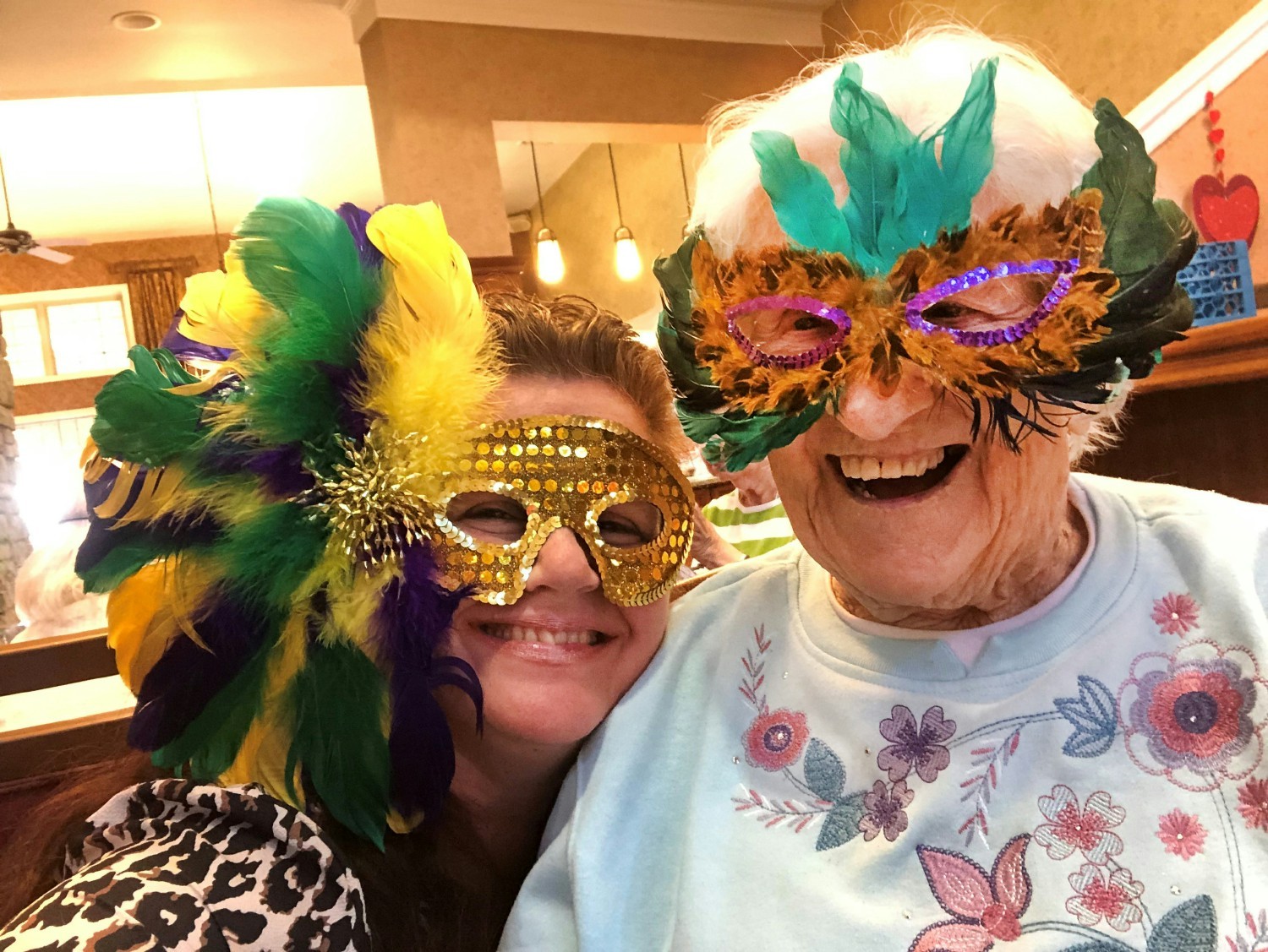 Mardi Gras fun at our Frederick, MD campus.