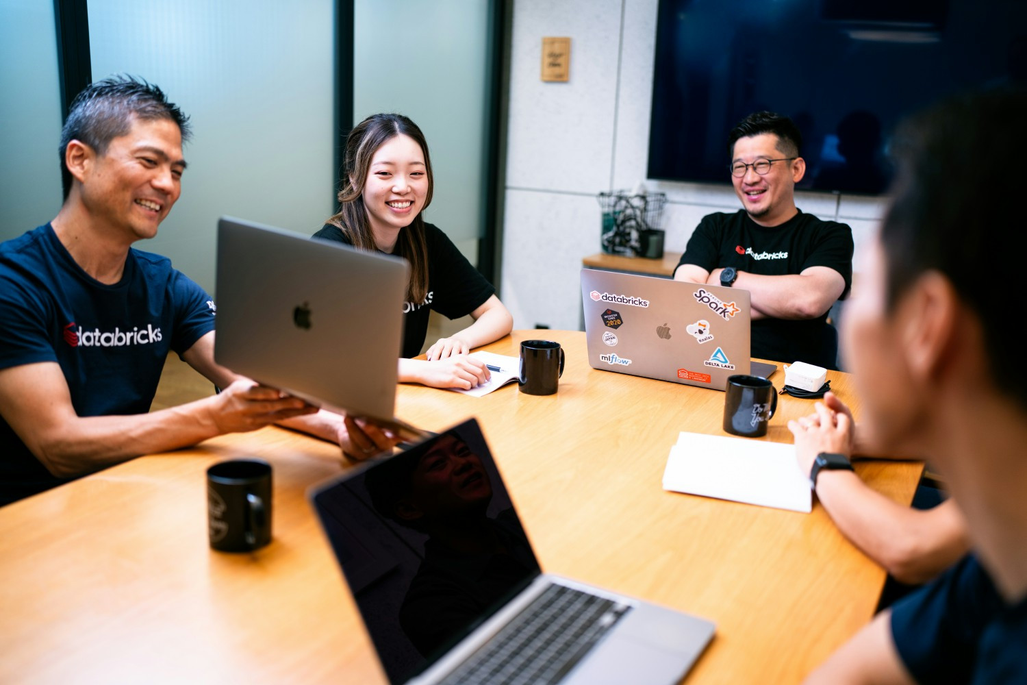 Employees at Databricks San Francisco HQ