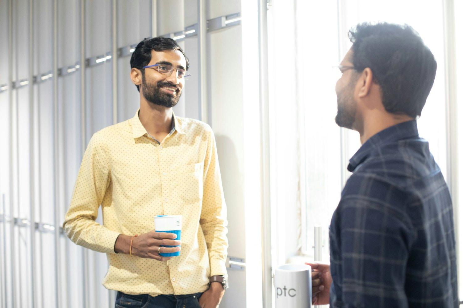 Employee demonstration at the Customer Experience Center located at PTC's HQ location in the Boston Seaport.