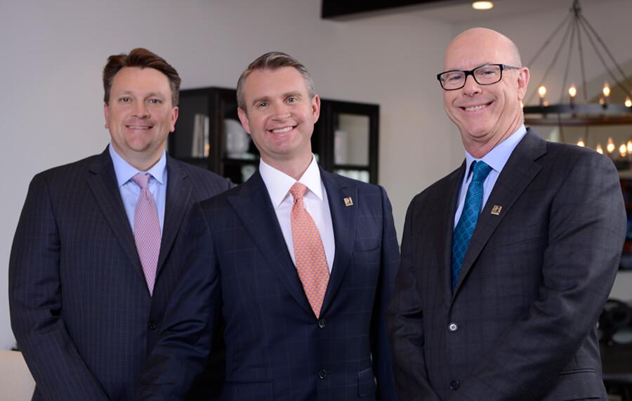 Executive Team: Colin Severn SVP & CFO, Matt Zaist President & CEO, Brian Doyle EVP and COO (Left to Right)