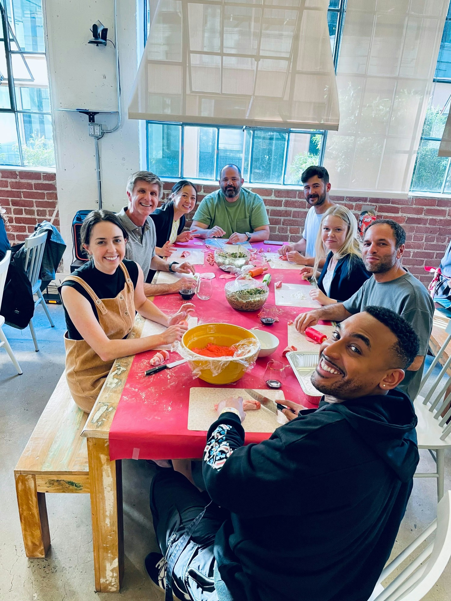 Making dumplings in San Francisco for AAPI Month