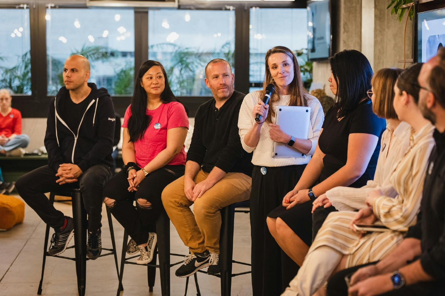 Q&A panel featuring our C-Suite and some of our customers 