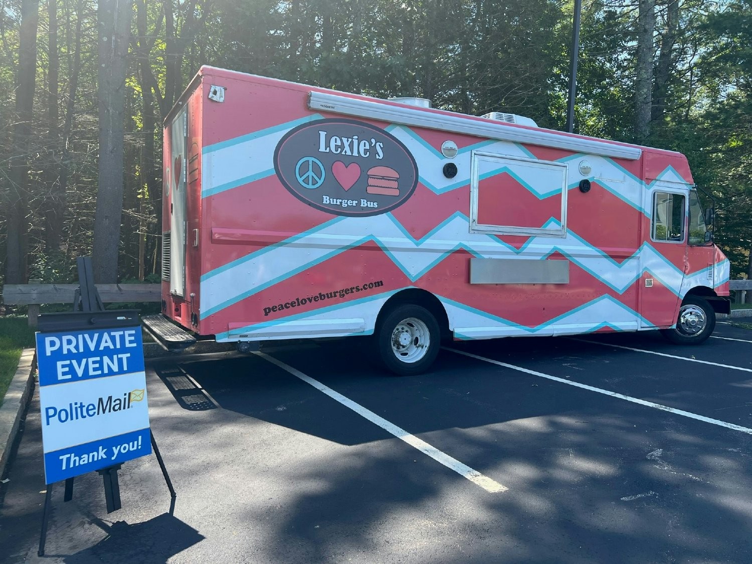 Lexie's Burger Bus for our 2022 summer event. 
