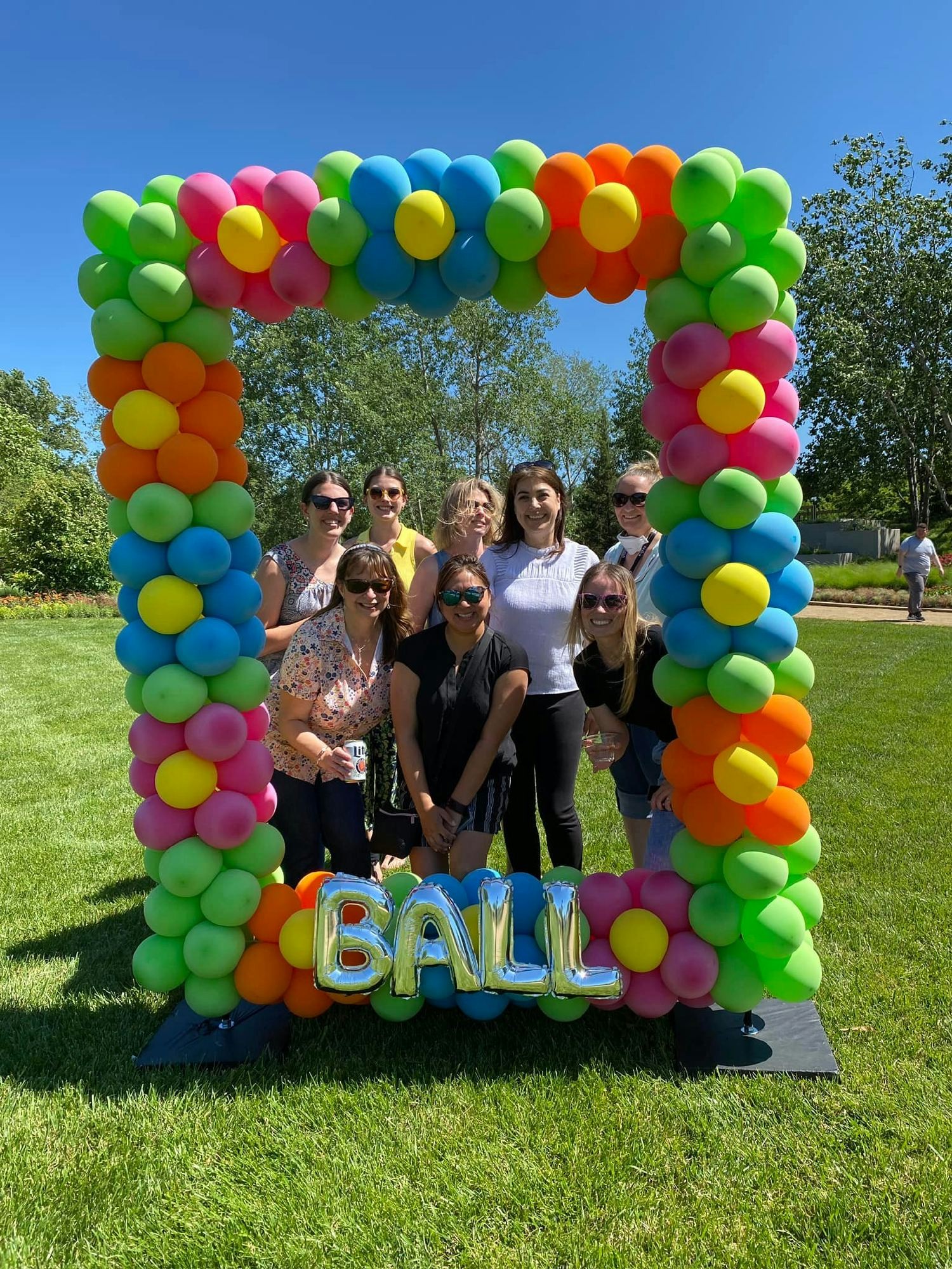 Garden Party hosted on our grounds for employees to have fun, celebrate wins, and socialize!