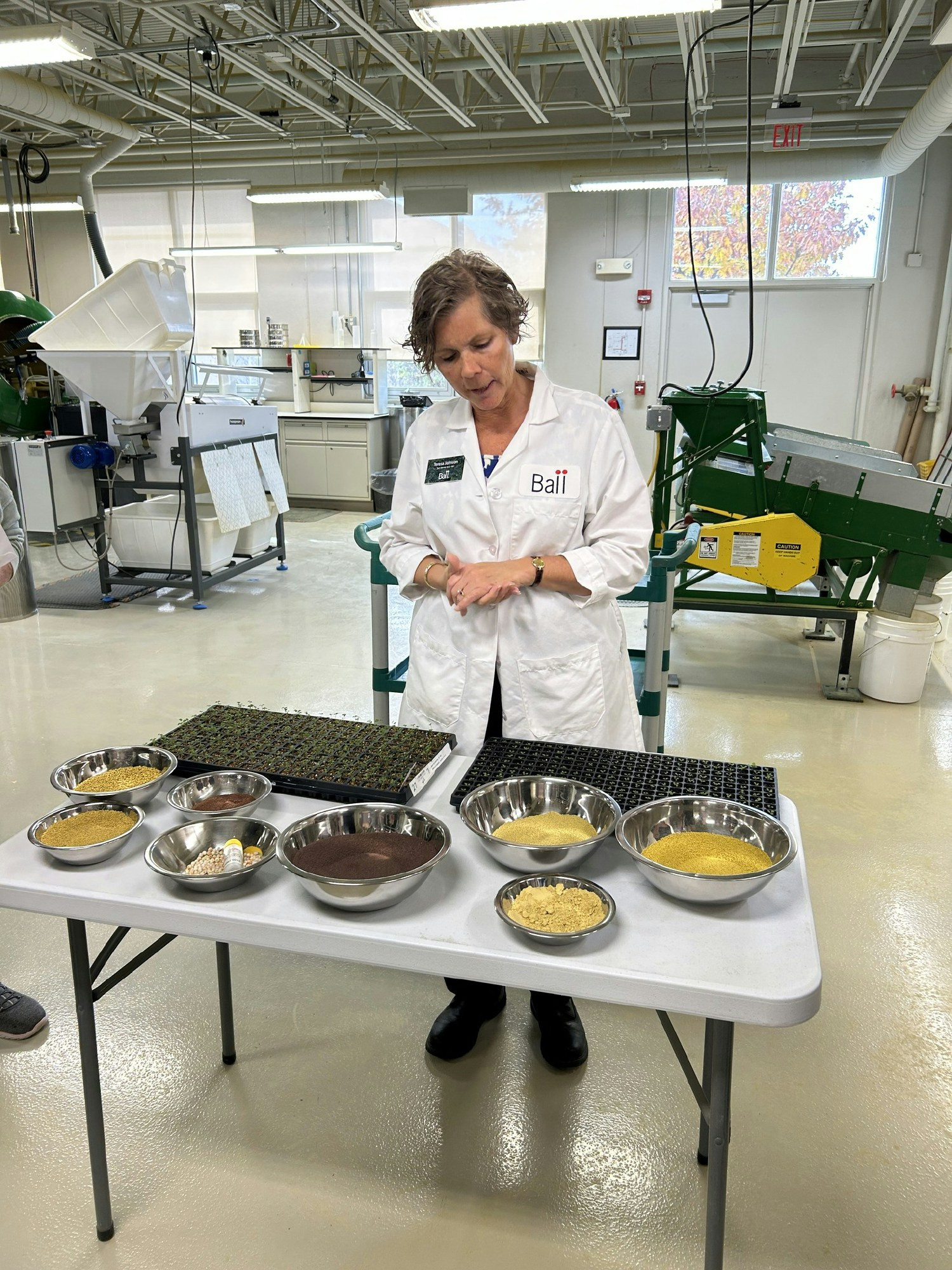 Ball receives hundreds of students a year to learn more about careers in the Horticulture industry.